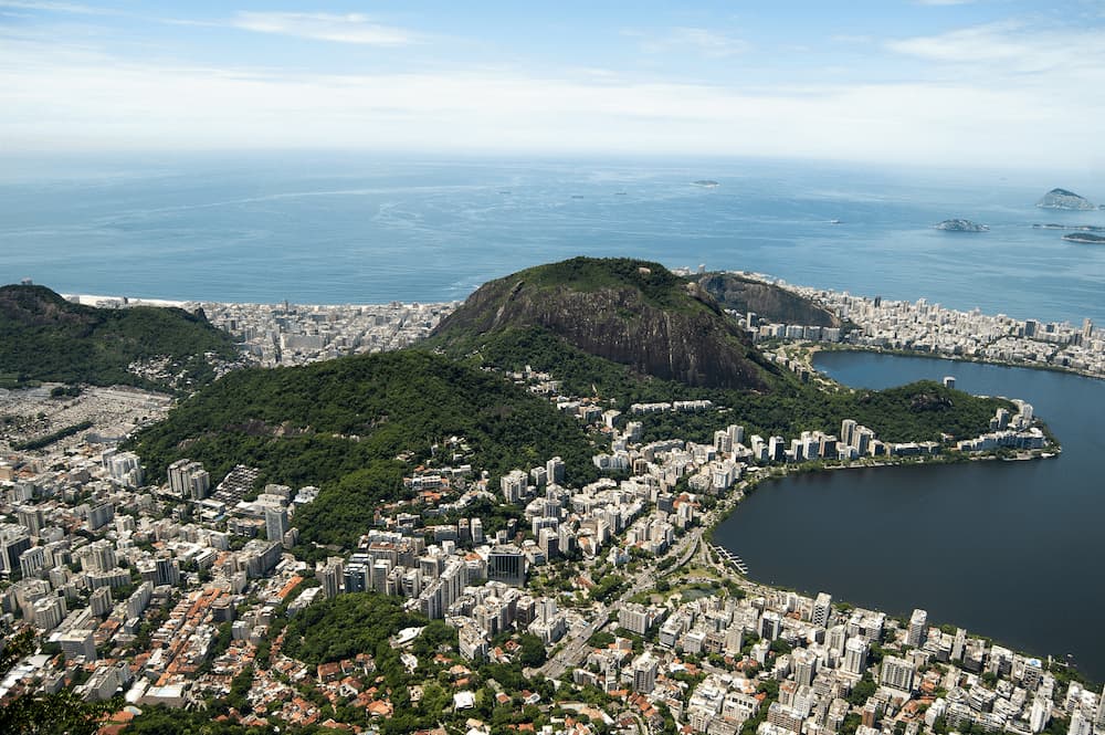Imagem panorâmica do Rio de Janeiro